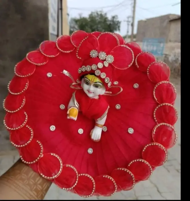 GulLaal Roop with mukut for ladoo Gopala