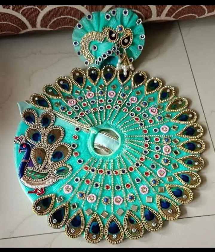 Vaishnavi Vastram with Pagdi for Ladoo Gopala