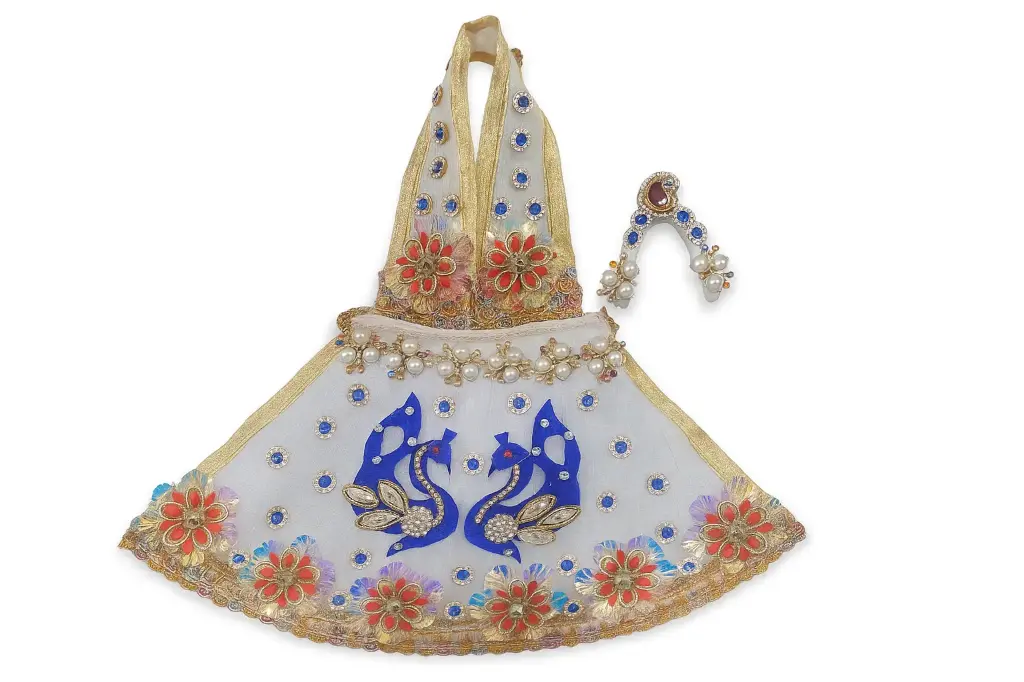 Mata Rani white Poshak