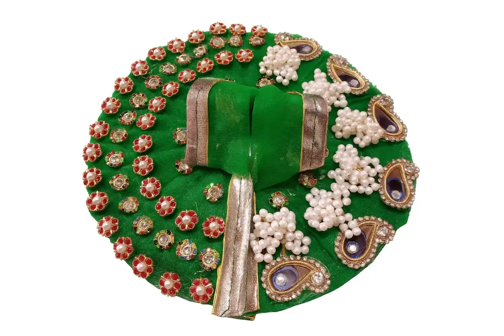 Panna Pushpa Shringar poshak for ladoo gopala 