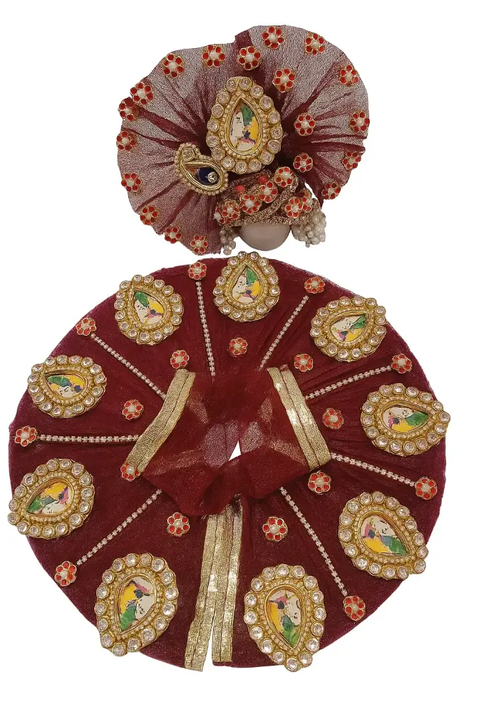 Radha-Krishna Leela Poshak for ladoo Gopala 